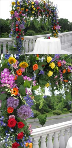 Outdoor Wedding Altar